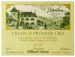Billaud-Simon - Chablis Monte de Tonnerre 2022 (750ml)