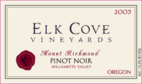 Elk Cove - Mount Richmond Pinot Noir Willamette Valley 2023 (750ml)