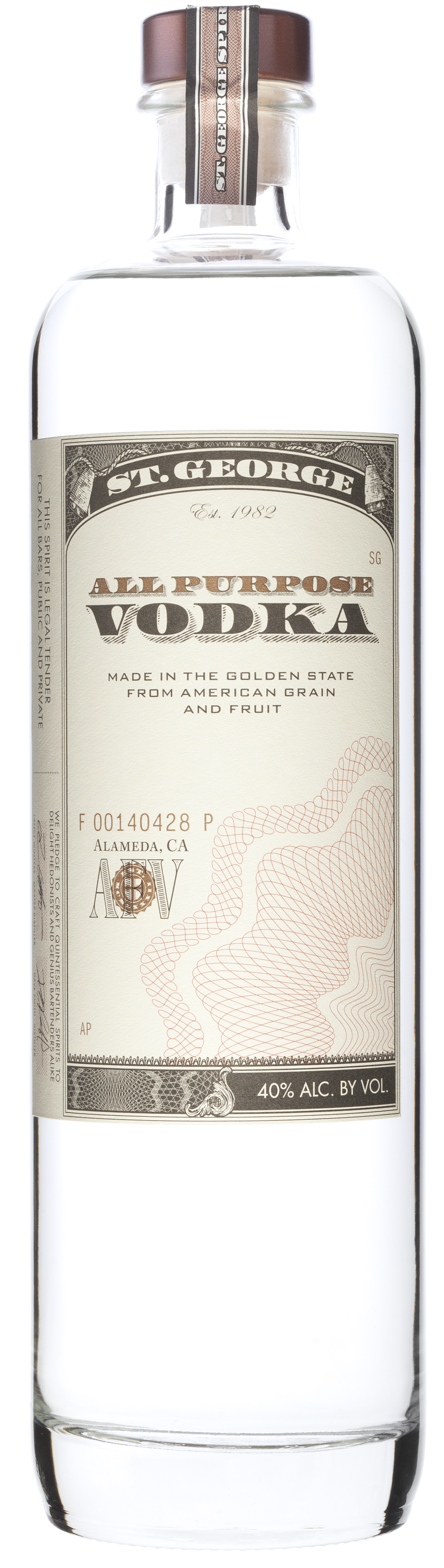 St. George Spirits - All Purpose Vodka (750ml)