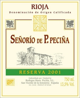 Bodegas Hermanos Pecina - Rioja Reserva Senorio de Pecina 2016 (750ml)