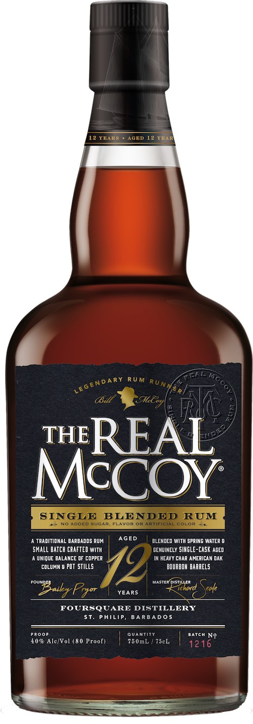 The Real McCoy - 12-Year-Aged Super Premium Rum (750ml)