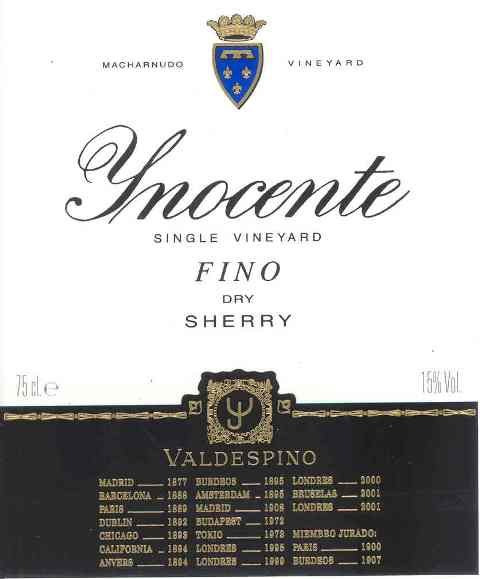 Valdespino - Fino Jerez Inocente (375ml) (375ml)