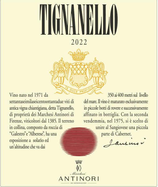 Antinori - Tignanello 2022 (750)