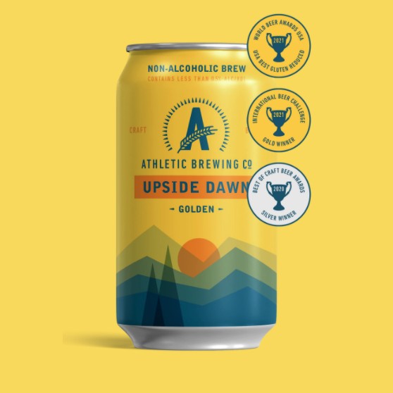 Athletic - Upside Dawn Non-Alcoholic Golden Ale (6 pack 12oz cans) (6 pack 12oz cans)