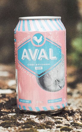 Aval - Rose Cider (4 pack 12oz cans) (4 pack 12oz cans)