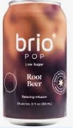 Brio Pop - 10mg THC Root Beer 12OZ 4PK Cans 0