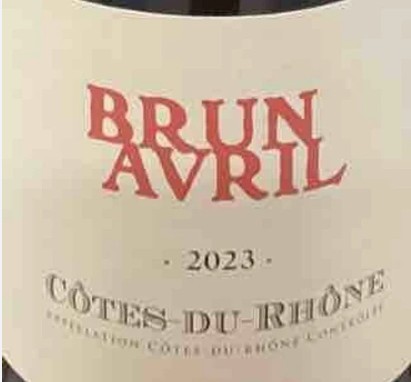 Domaine Brun Avril - Cotes Du Rhone Rouge 2023 (750)