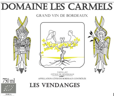 Domaine Les Carmels - Cadillac Cotes De Bordeaux Vendanges 2020 (750)