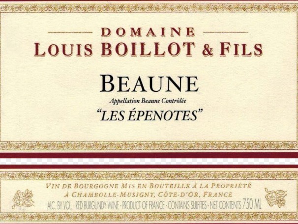 Domaine Louis Boillot - Beaune Les Epenotes 2023 (750)