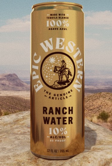 Epic Western - Ranch Water (4 pack 12oz cans) (4 pack 12oz cans)