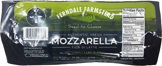 Ferndale Farmstead - Fior di Latte 1lb 0