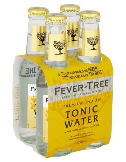 Fever Tree - Premium Indian Tonic Water (Four Pack of 200mL bottles( (200)