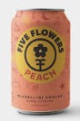 Five Flowers - 5mg THC Peach 12oz 4 Pack Cans 0