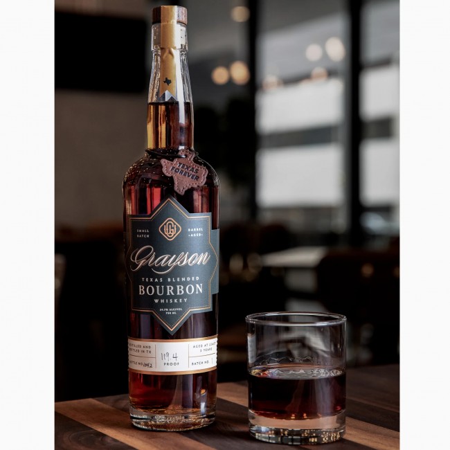 Grayson Texas Whiskey - Blended Bourbon 3yr 2023 (750)