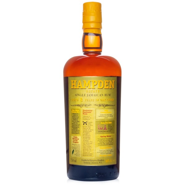 Hampden - 8 Year Estate Jamaican Rum (750ml) (750ml)
