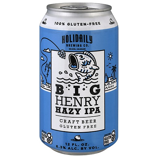 Holidaily - Big Henry Gluten Free Hazy IPA (4 pack 12oz cans) (4 pack 12oz cans)