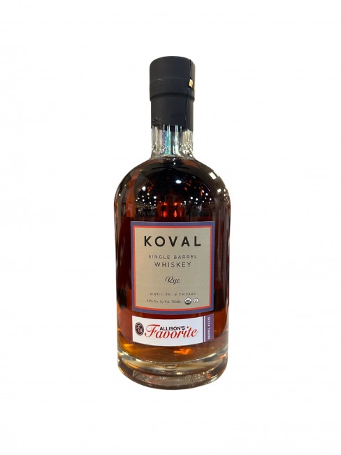 Koval Whiskey - Allison's Favorite Single Barrel Rye (750)