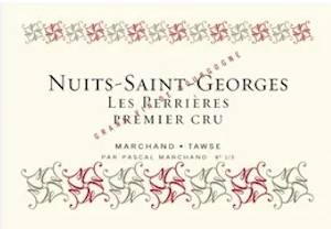 Marchand Tawse - Nuits Saint George 1er Cru Les Perrieres 2022 (750)