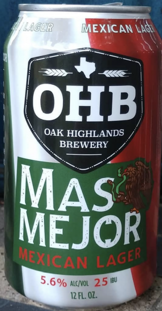 Oak Highlands - Mas Mejor (6 pack 12oz cans) (6 pack 12oz cans)