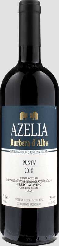 Azelia - Barbera d'alba Punta 2018 (750)