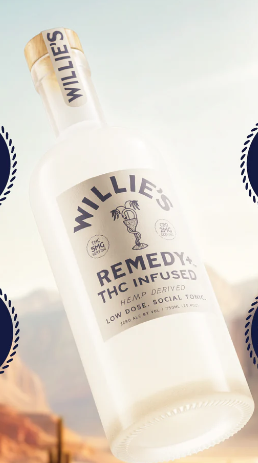 Willie's Remedy - 10mg THC 2mg CBD Social Tonic 750ml Bottle 0
