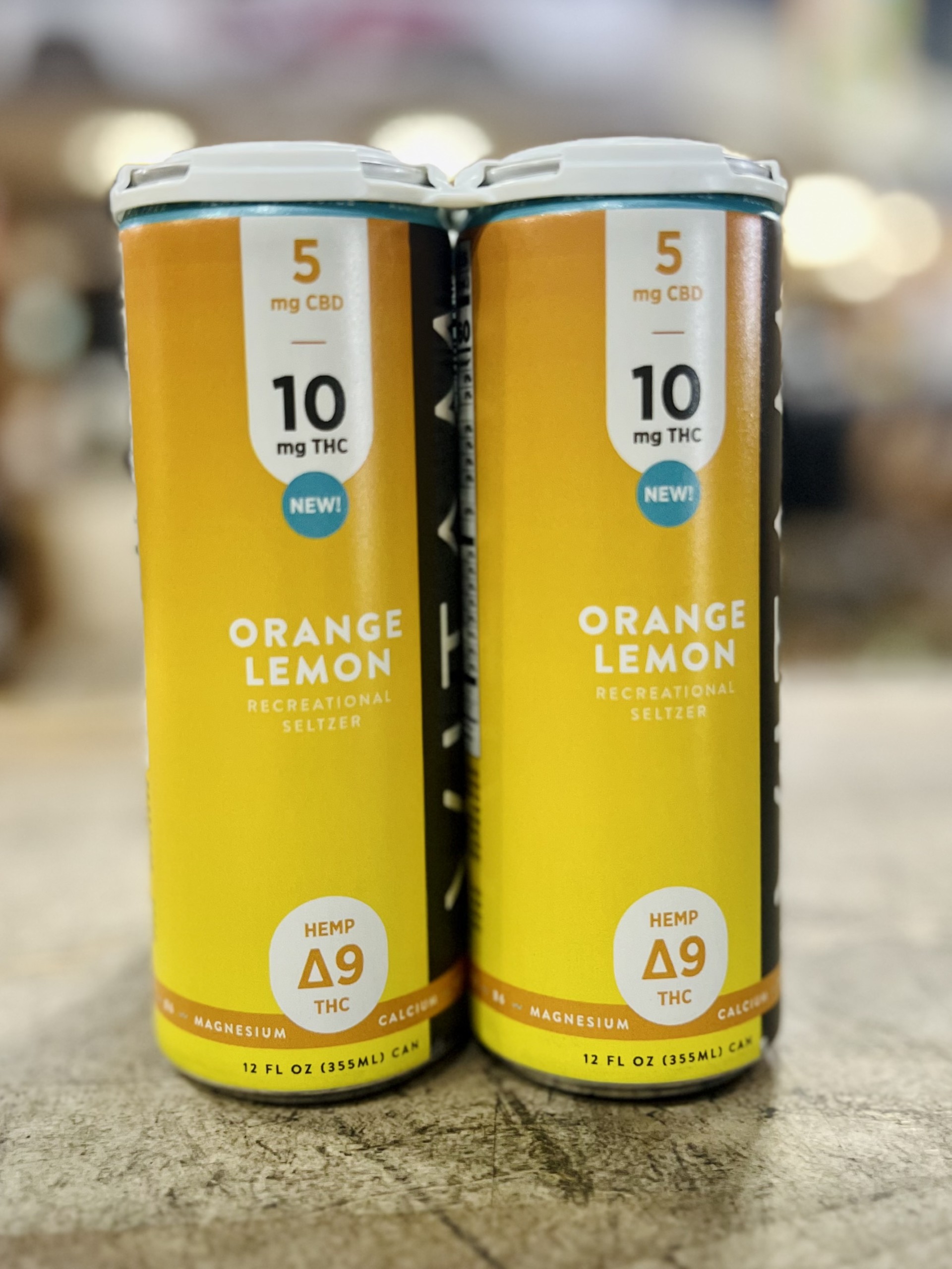 Vitam - 10mg Orange Lemon THC Seltzer 4pk 12oz cans 0