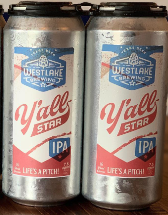 Westlake Brewing - Y'all Star IPA (415)