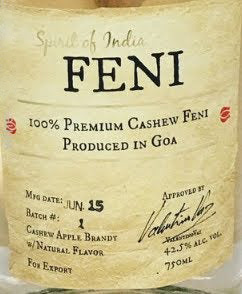 Spirit Of India - Feni Cashew Apple Brandy (750ml) (750ml)