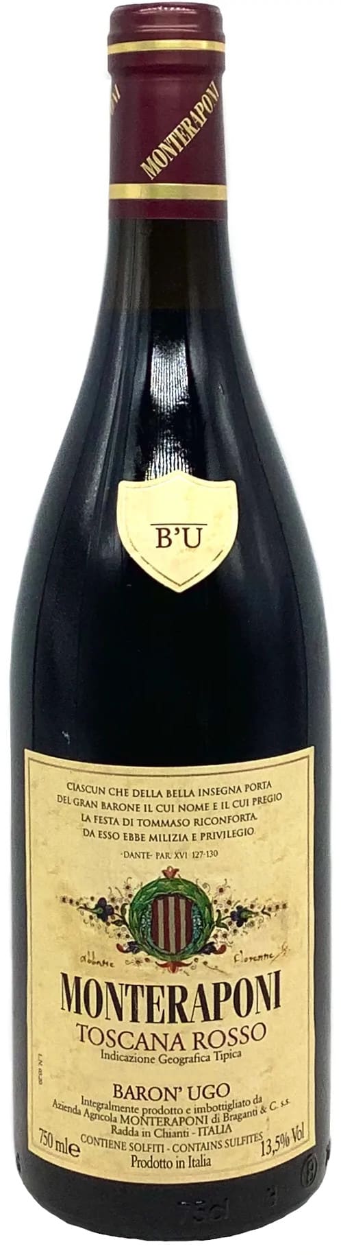 Monteraponi - Toscano Rosso Baron' Ugo 2018 (750)