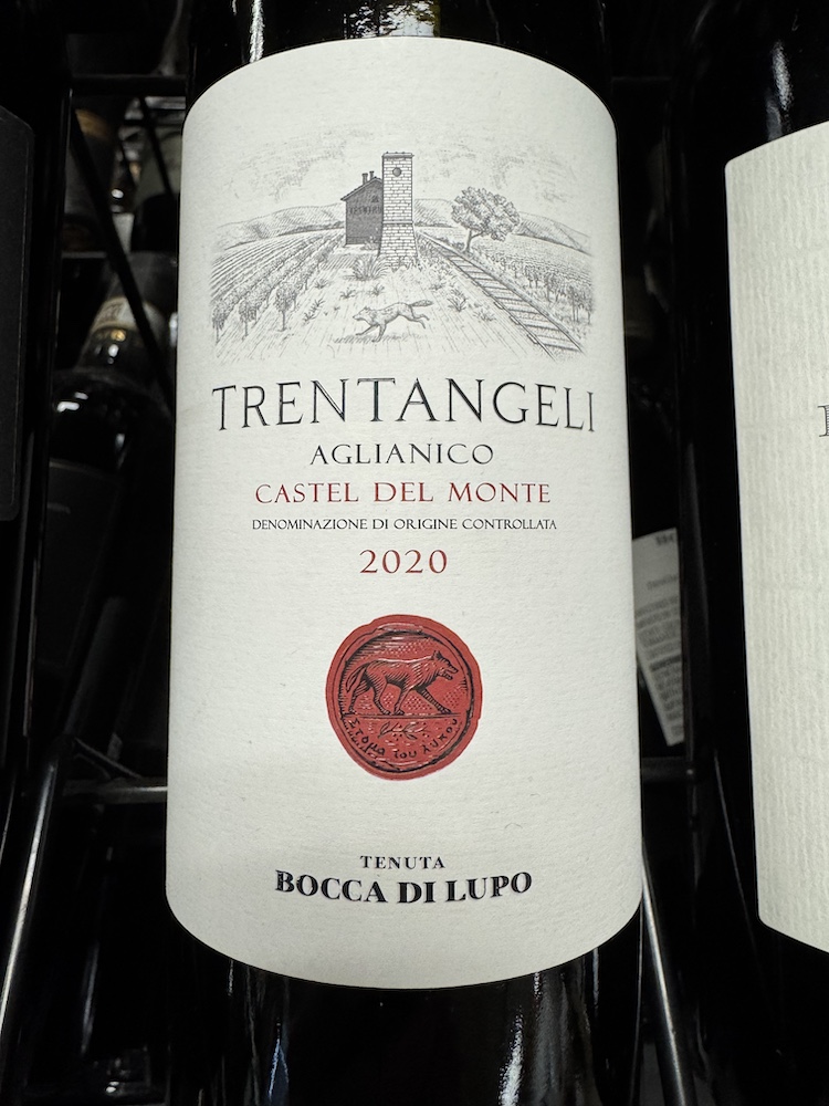 Bocca di Lupo - Trentangeli Aglianico 2020 (750ml) (750ml)