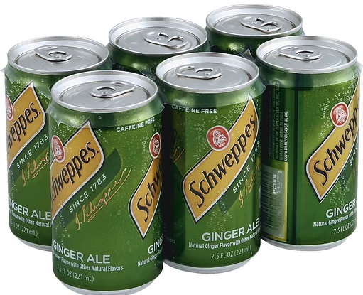 Schweppes - Ginger Ale 7.5 oz 6 paack 0