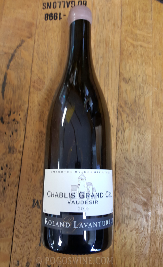 Roland Lavantureux Chablis Grand Cru Vaudesir 2014 Pogo's Wine