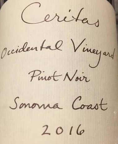 Ceritas - Occidental Vineyard Pinot Noir 2021 (750)