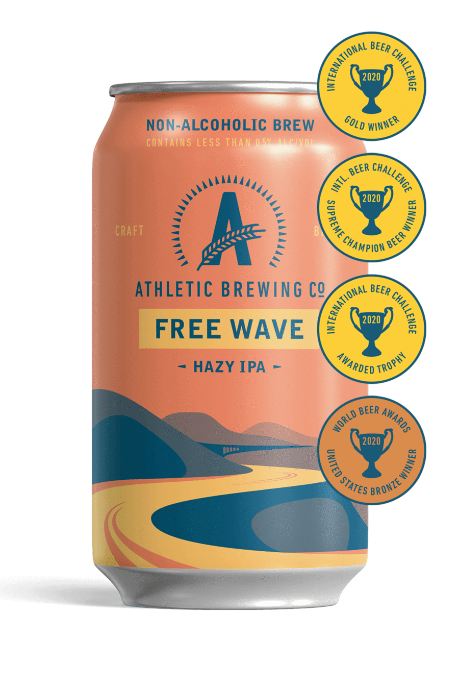 Athletic - Free Wave Hazy IPA (Non-Alcoholic) (62)