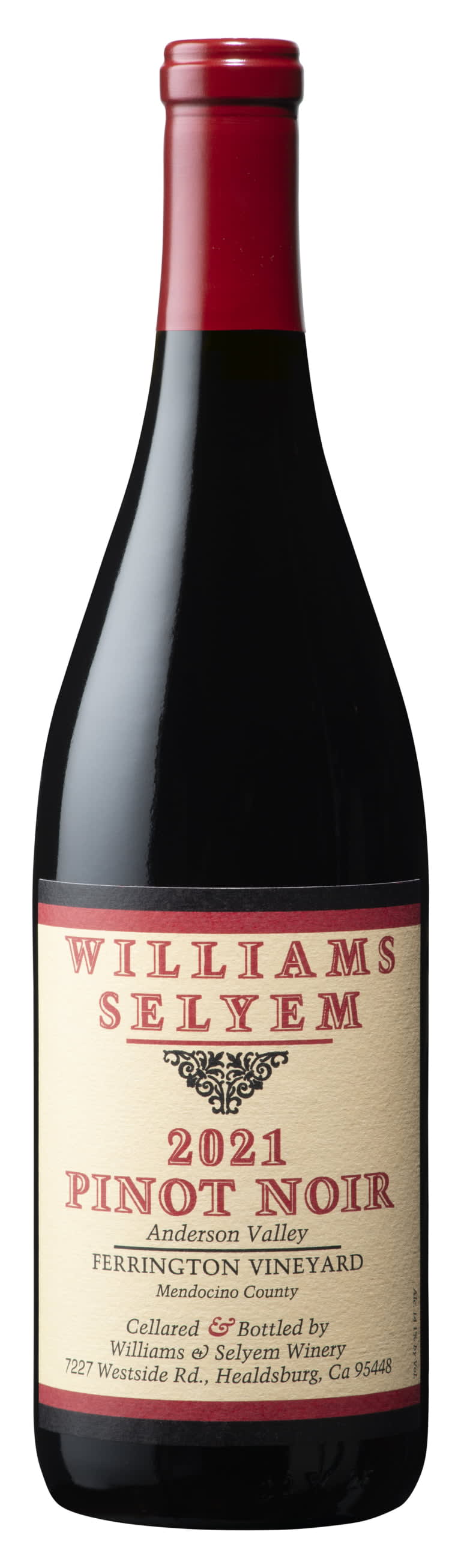 Williams Selyem - Pinot Noir Anderson Valley Ferrington Vineyard 2021 (750)
