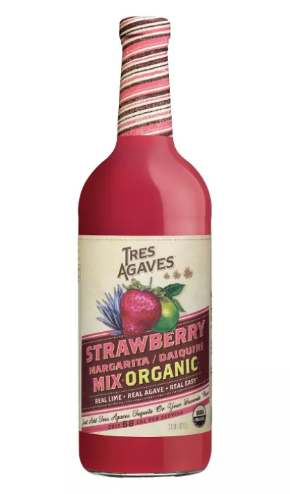 Tres Agaves - Strawberry Margarita Mix (1000)