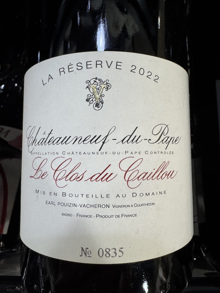 Clos du Caillou - Chateauneuf-du-Pape Reserve 2017 (750)
