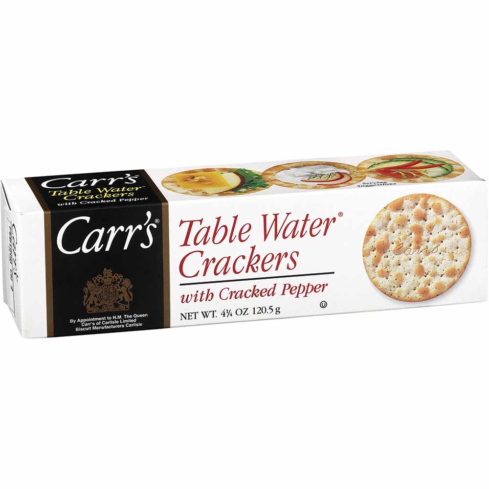 Carr's Cracked Pepper Water Crackers Pogo's Wine & Spirits