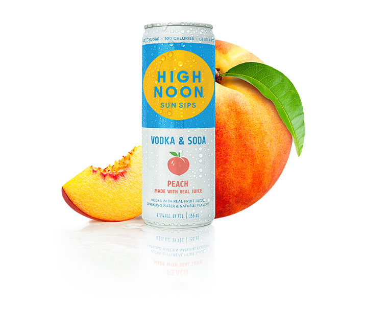 High Noon - Peach Vodka & Soda (435)