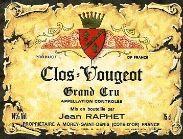 Gerard Raphet - Clos Vougeot 2019 (750)