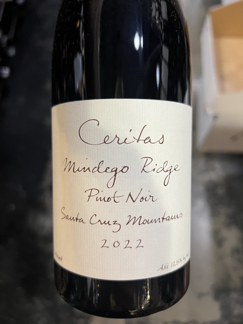 Ceritas - Mindego Ridge Pinot Noir 2022 (750)