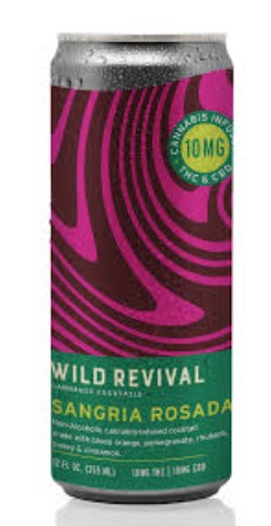 Wild Revival - 10mg THC Sangria Rosada 4pk 12oz Cans 0